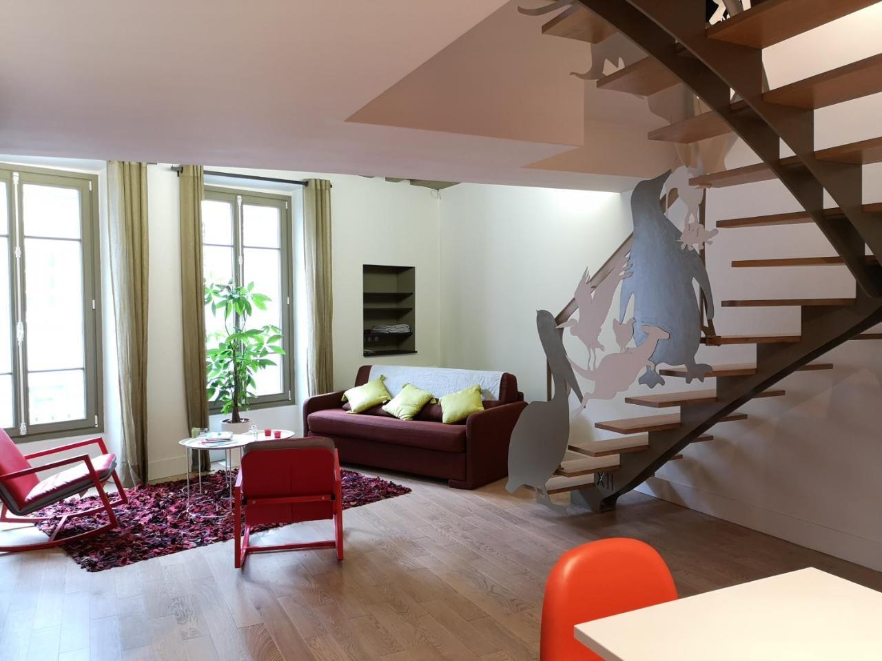 Ferienwohnung Beautiful Duplex In The Center Of Paris Exterior foto