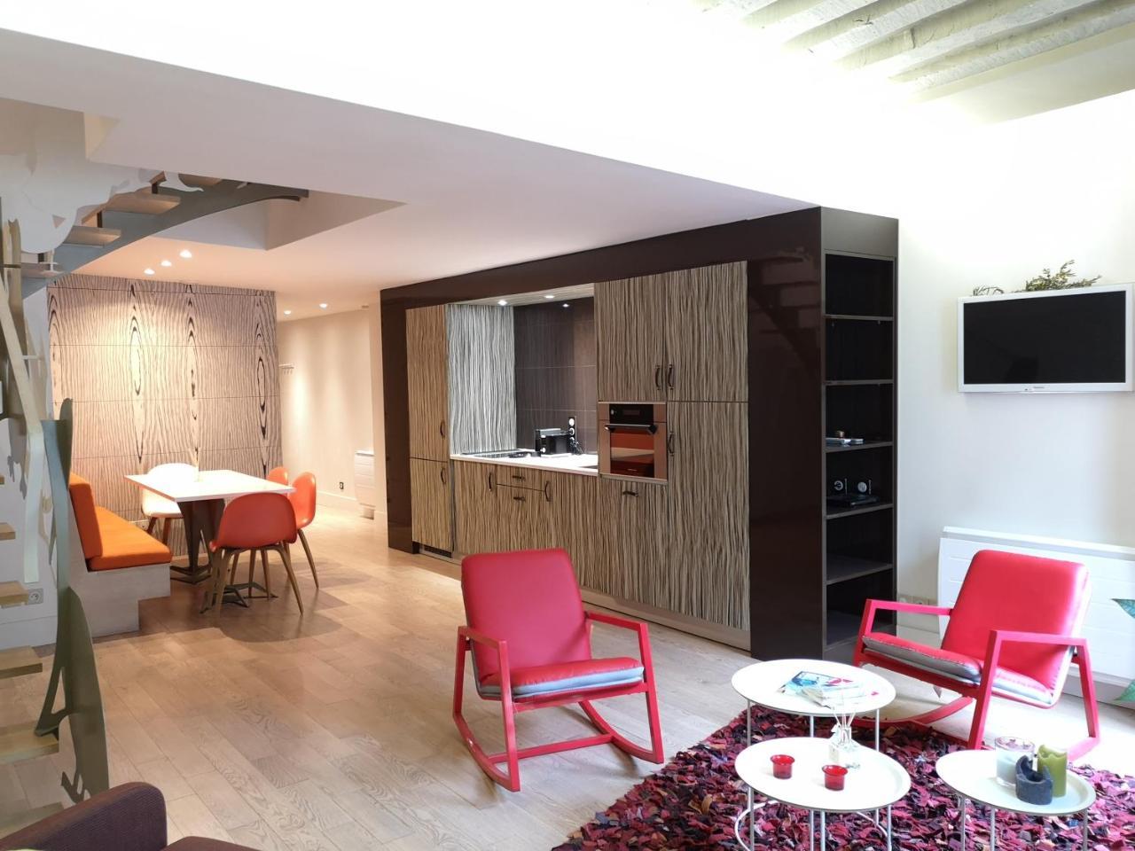 Ferienwohnung Beautiful Duplex In The Center Of Paris Exterior foto